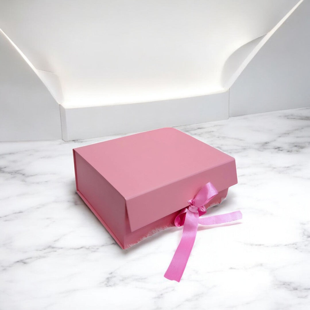 Foldable Gift Packaging Boxes (8*10*4) (Pink)