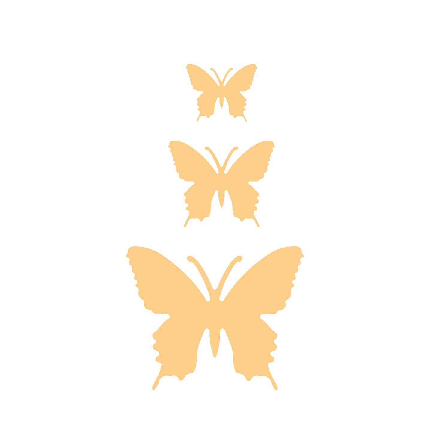 Acrylic Butterfly set of 3 (ACAR41)
