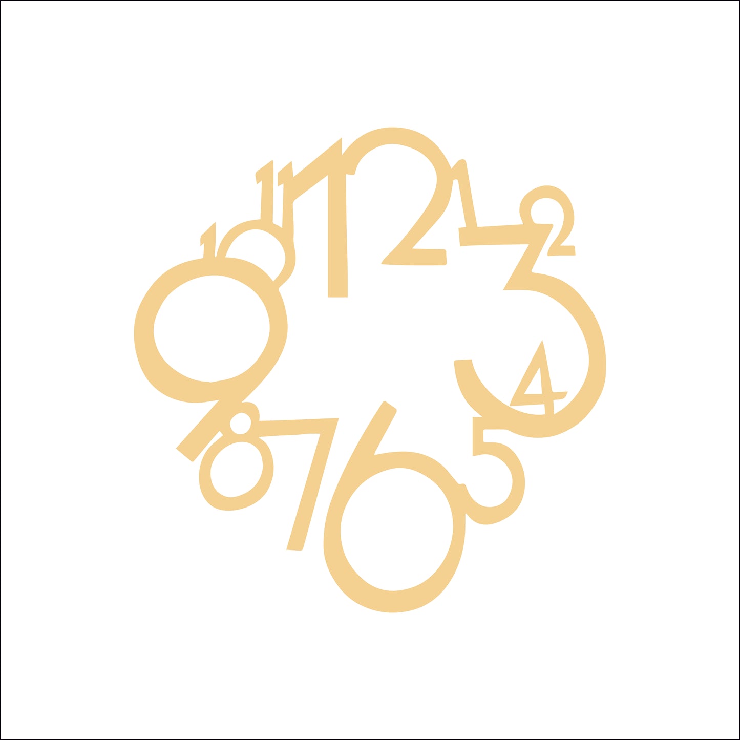 Acrylic Clock Ring -ACAR05
