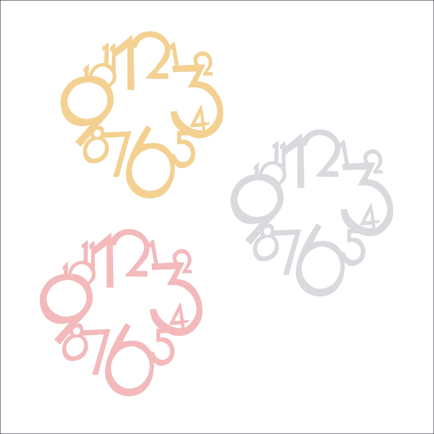 Acrylic Clock Ring -ACAR05