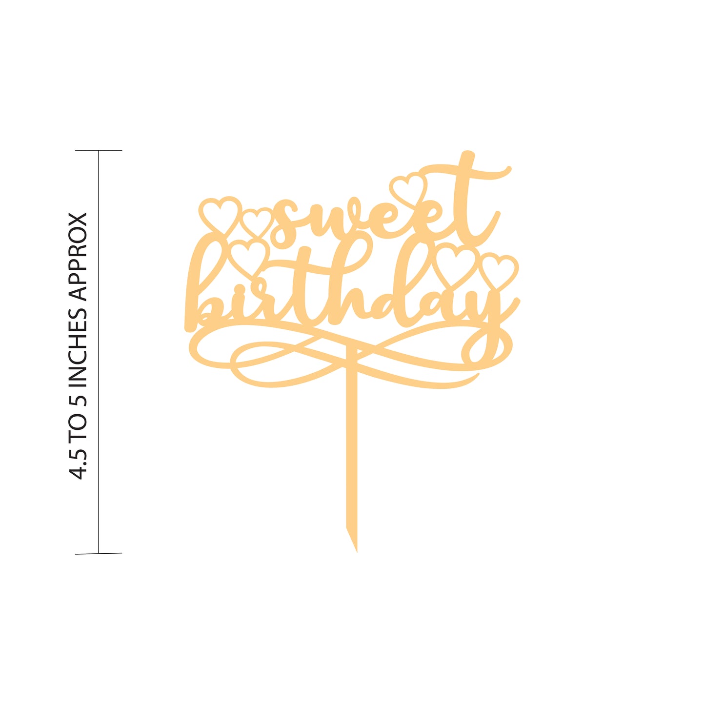 CAKE TOPPER DESIGN -B