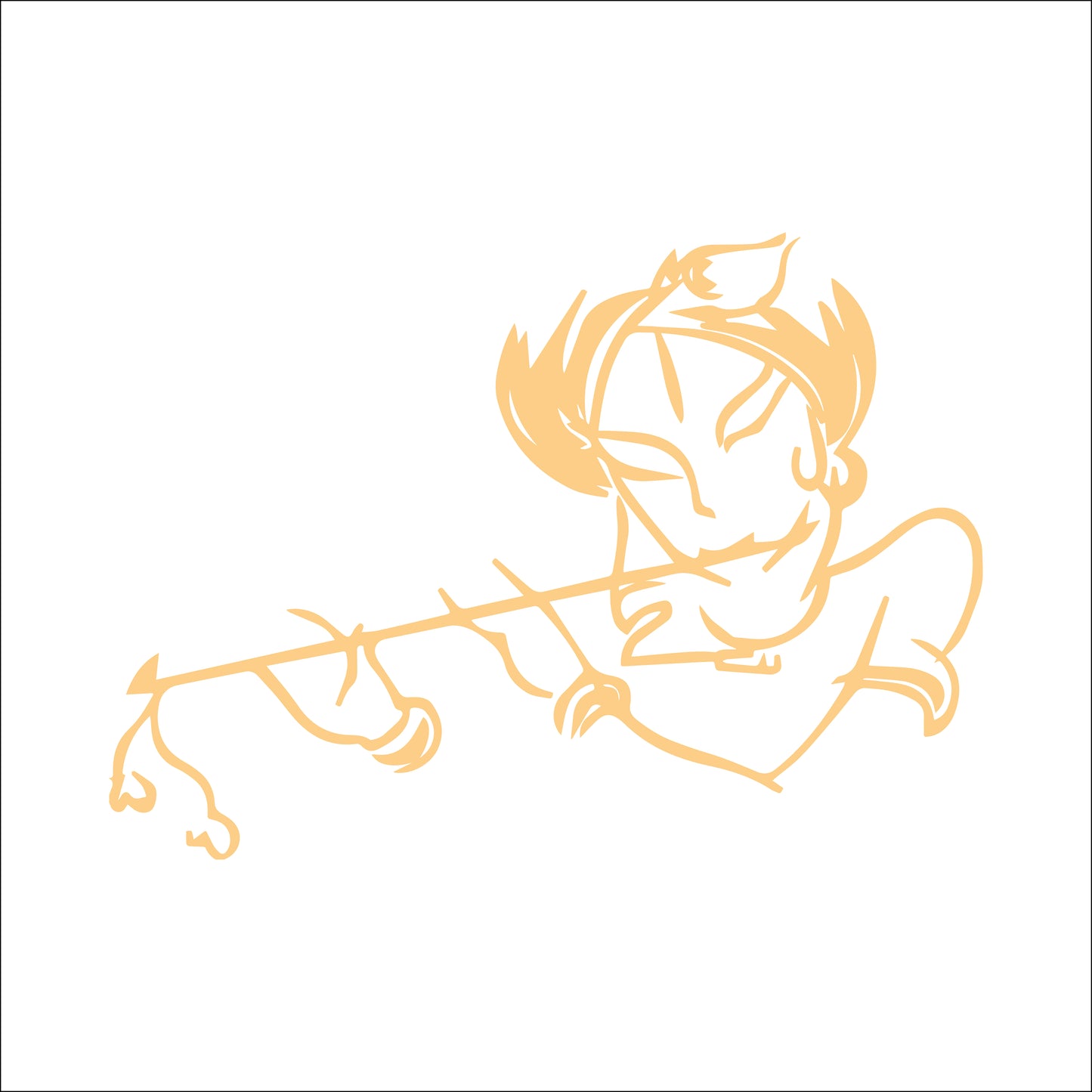 Acrylic Krishna Cutout (ACAR27)
