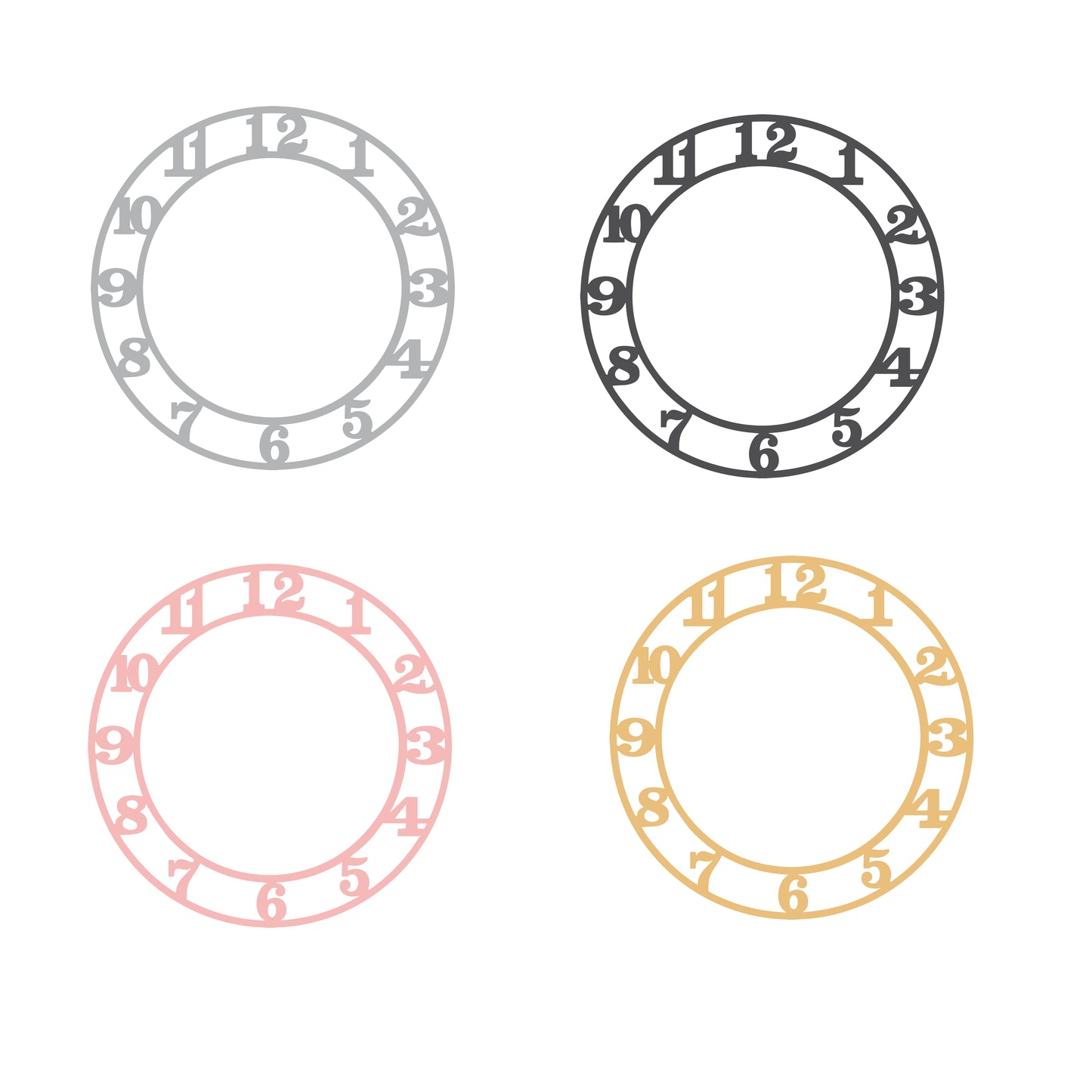 Acrylic Clock Ring -ACAR15