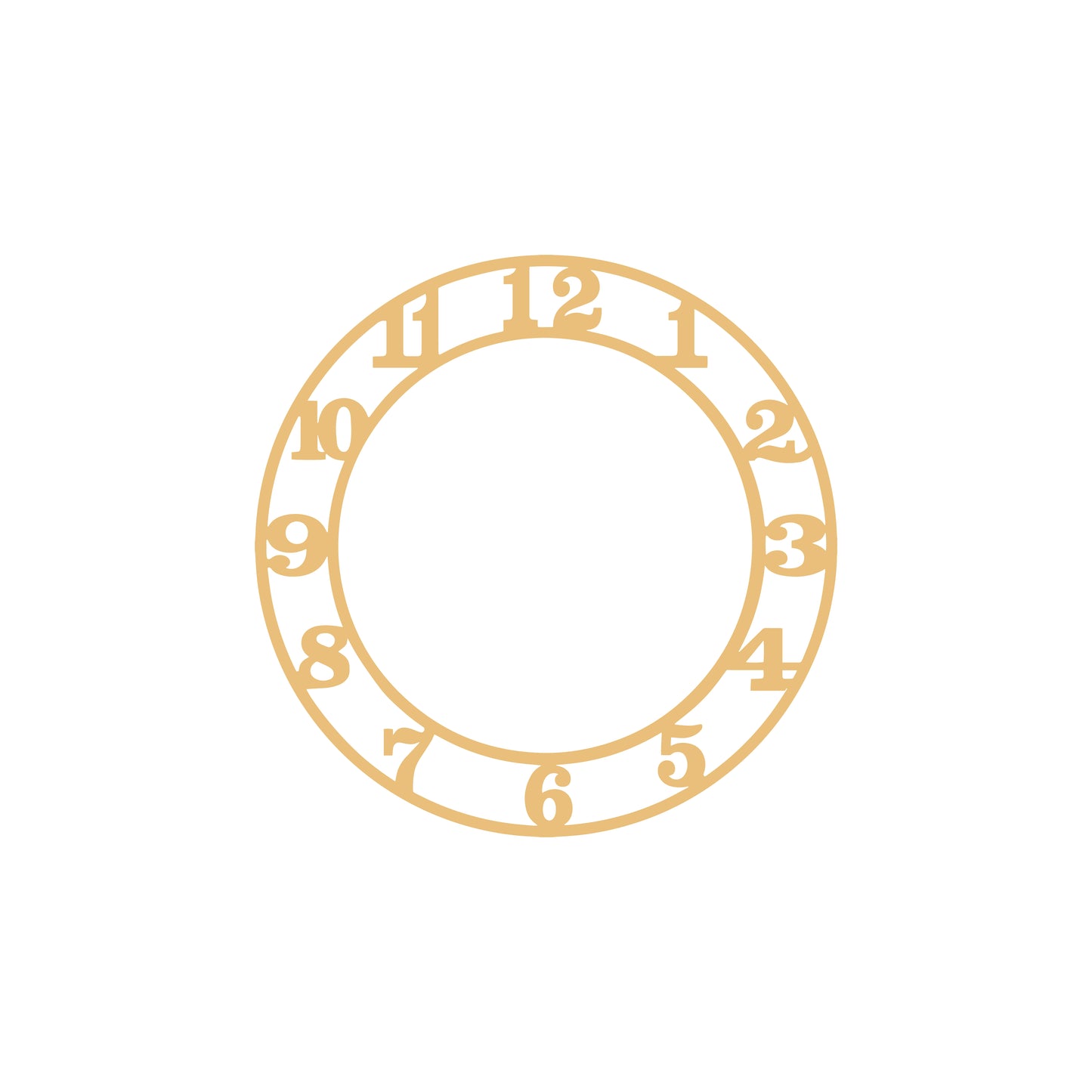 Acrylic Clock Ring -ACAR15