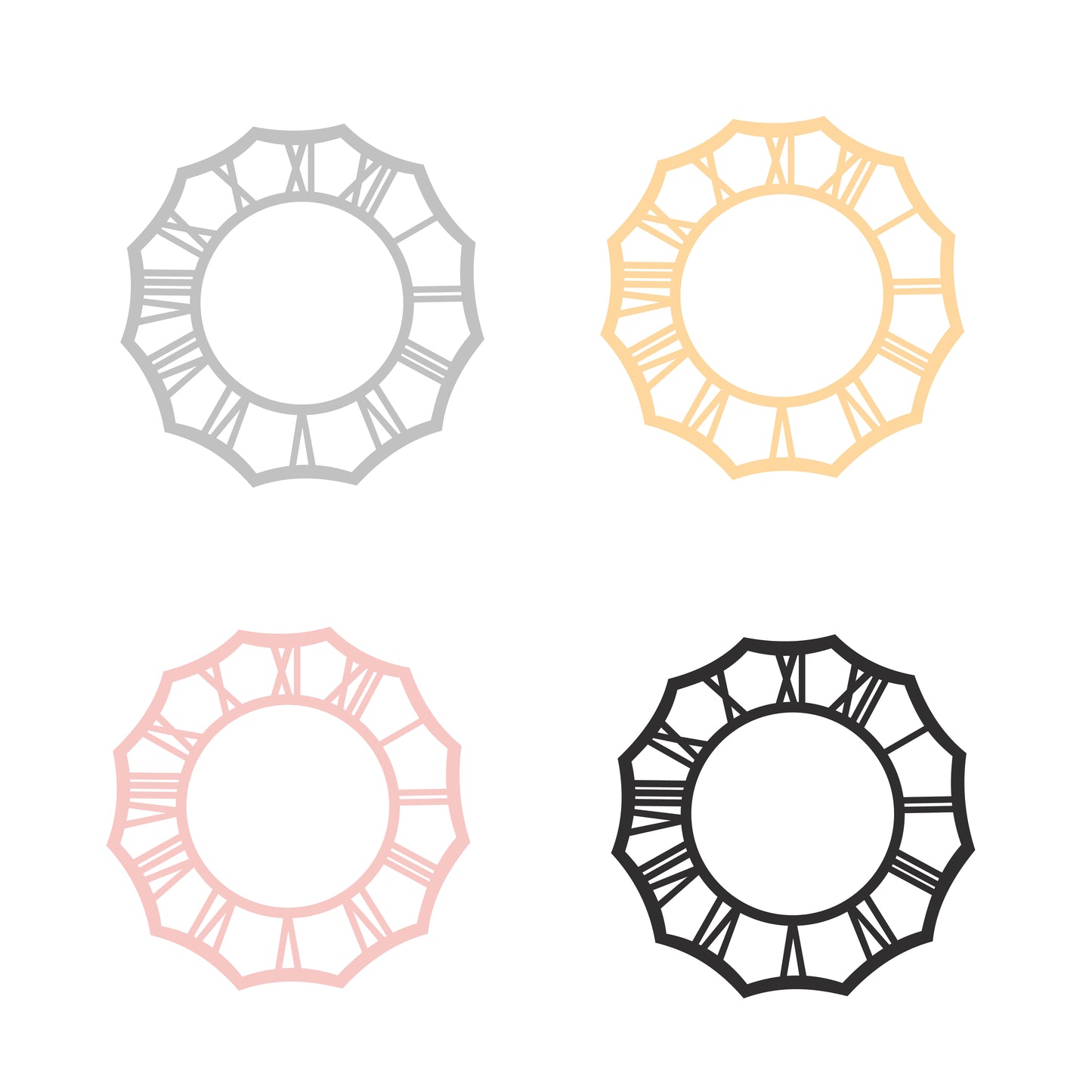 Acrylic Clock Ring -ACAR18