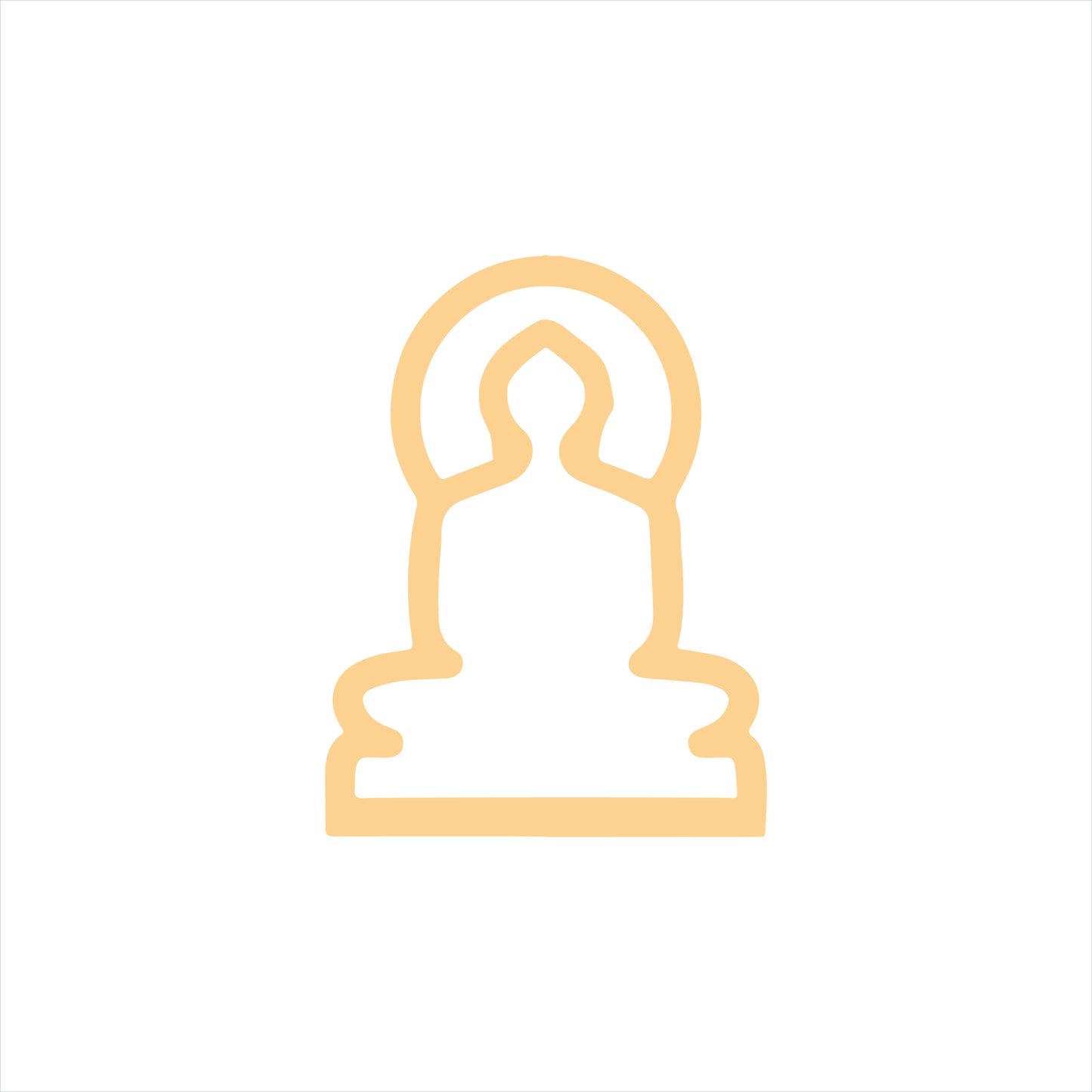 Acrylic Mahavir Swami Cutout (ACAR24)