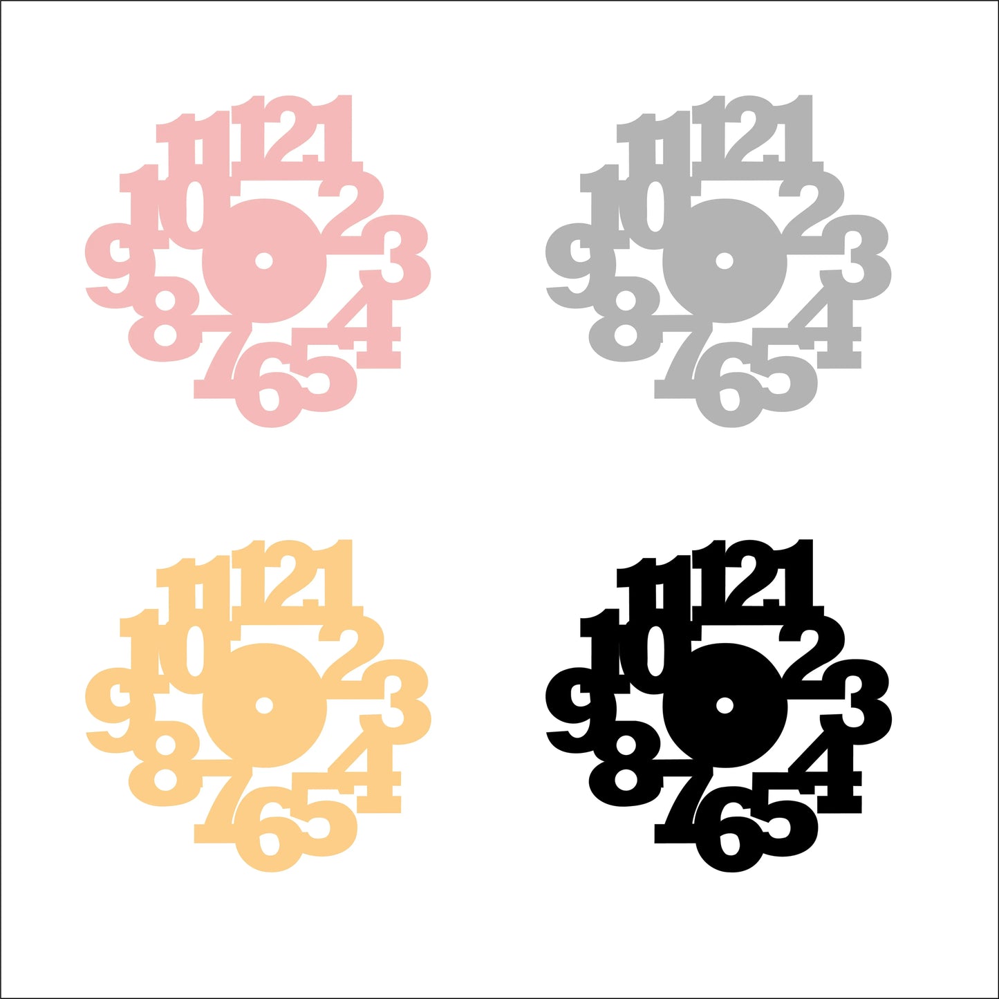 Acrylic Clock Ring -ACAR08 - Anjoy Company
