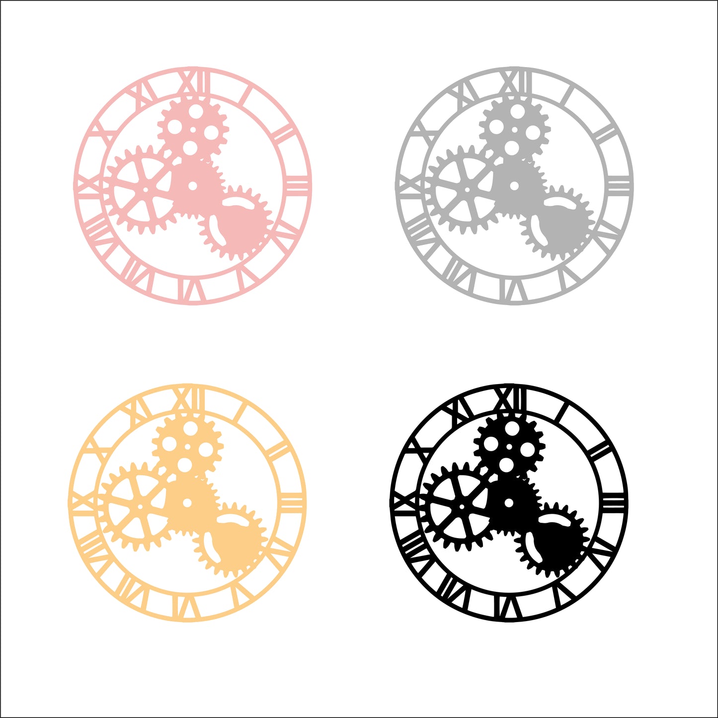 Acrylic Clock Ring -ACAR09