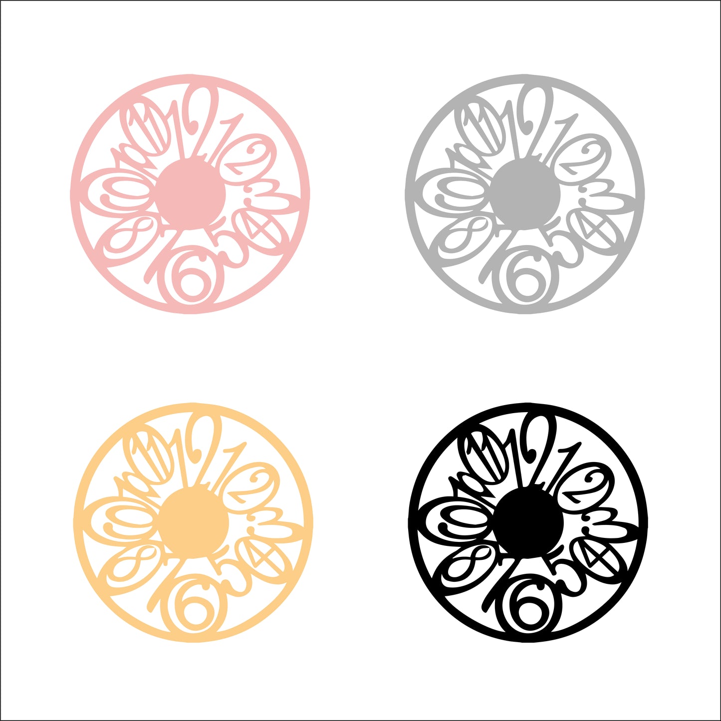 Acrylic Clock Ring -ACAR10