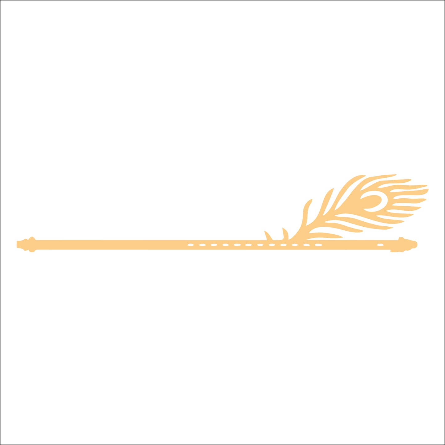 Acrylic Cutout Flute-B (ACAR35)