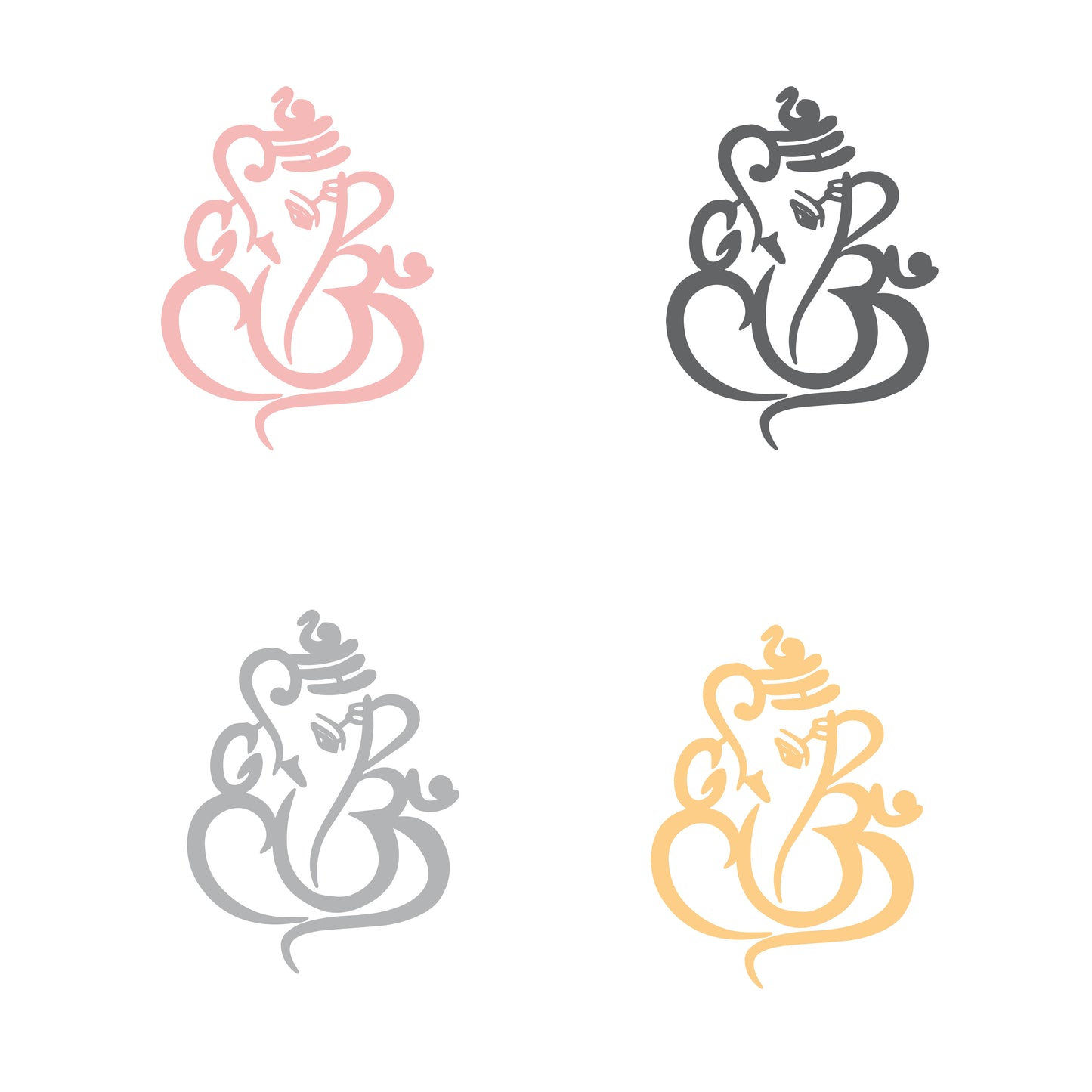 Acrylic Cutout Ganpati -A (ACAR22)