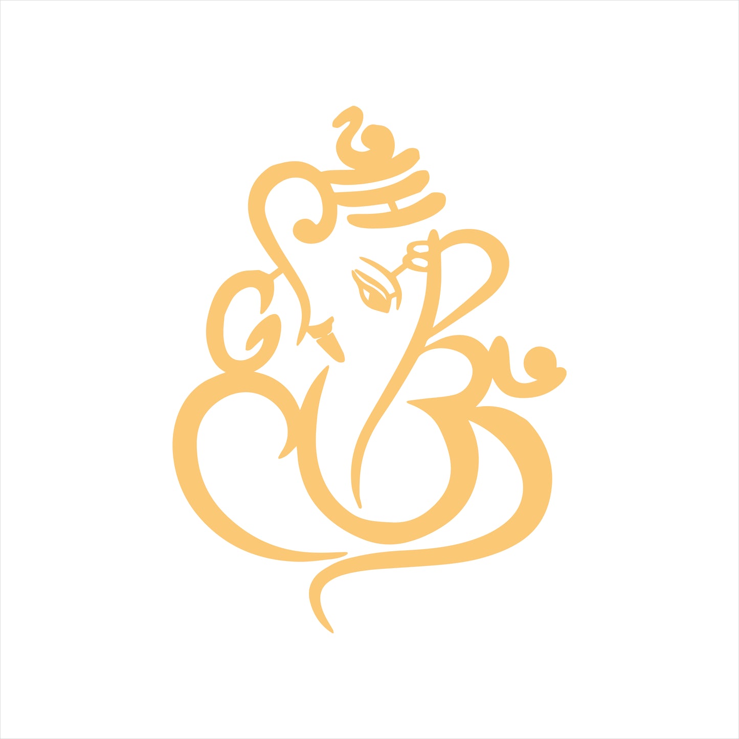Acrylic Cutout Ganpati -A (ACAR22)