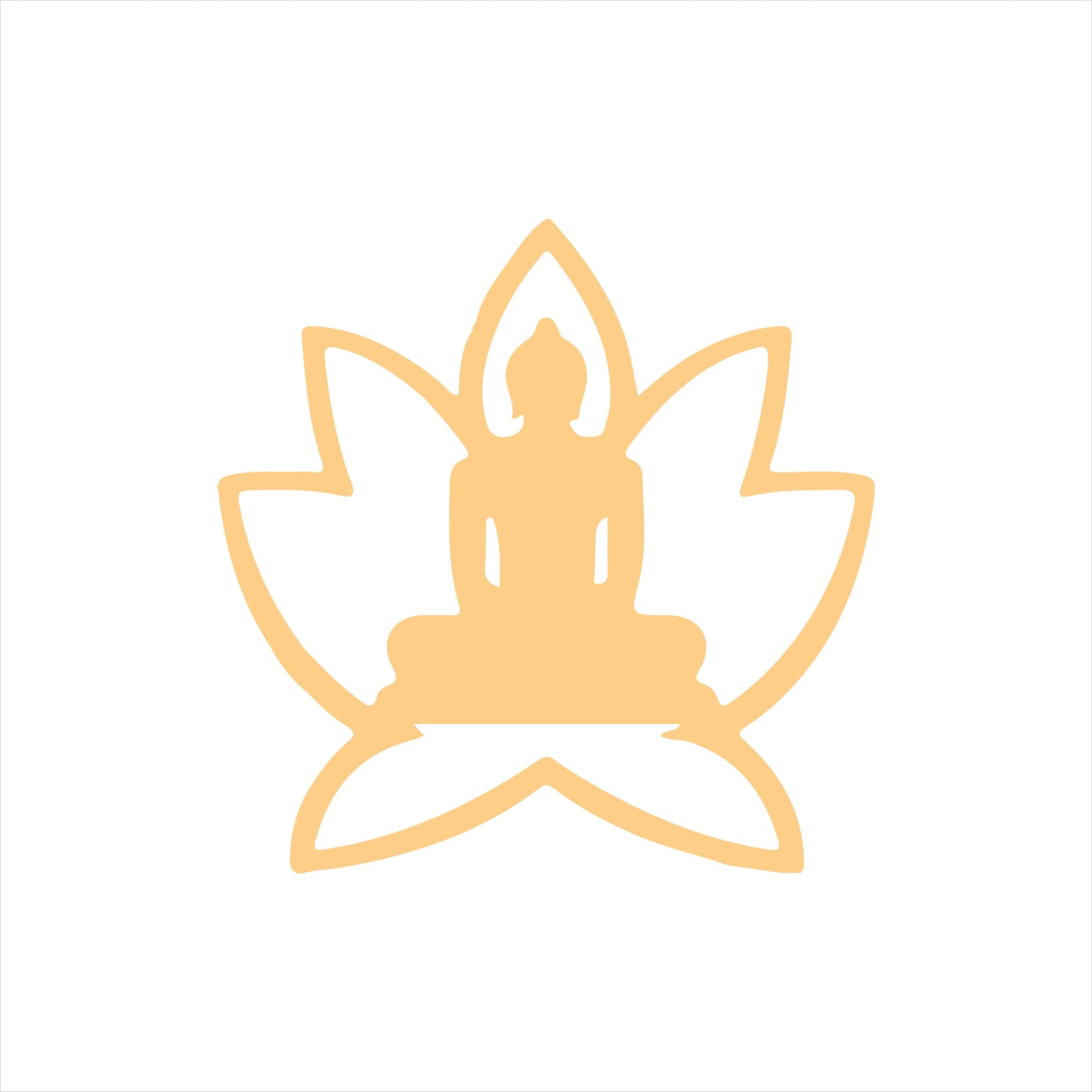 Acrylic Lotus Mahaveer Swami (ACAR26)