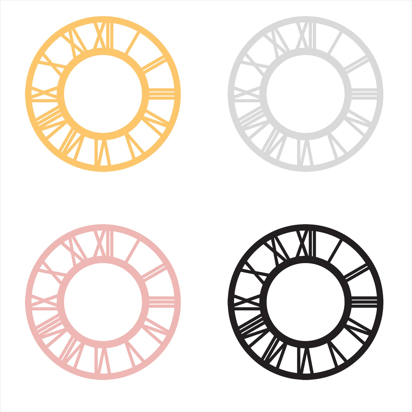 Acrylic Clock Ring -ACAR02