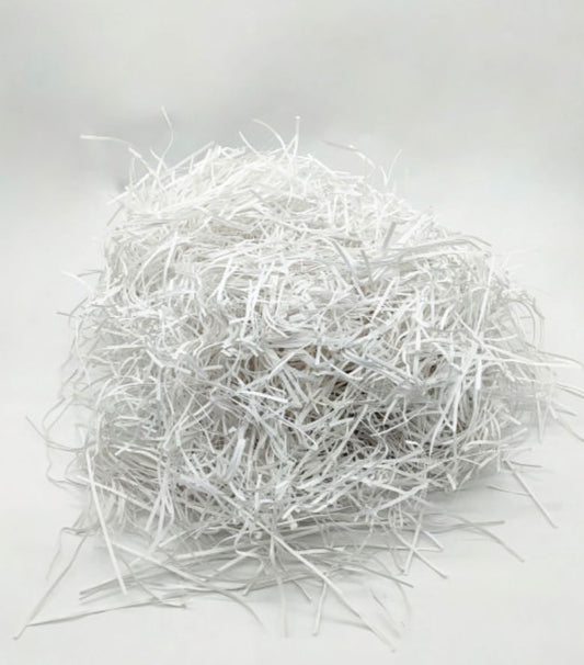 Shredded Paper Grass (White)