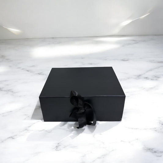 Foldable Gift Packaging Boxes (8*10*4) (Black)