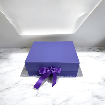 Foldable Gift Packaging Boxes (8*10*4) (Purple)