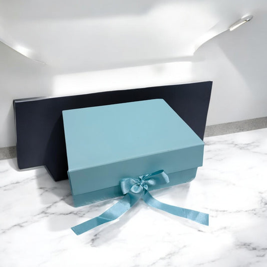 Foldable Gift Packaging Boxes (8*10*4) (Light Blue)
