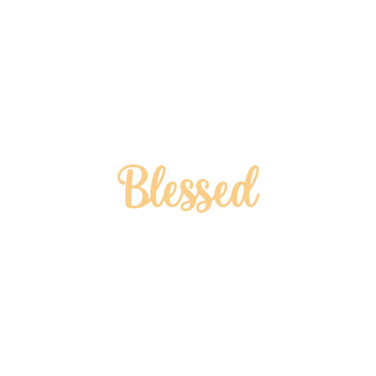Acrylic Blessed Cutout  (ACAR58)