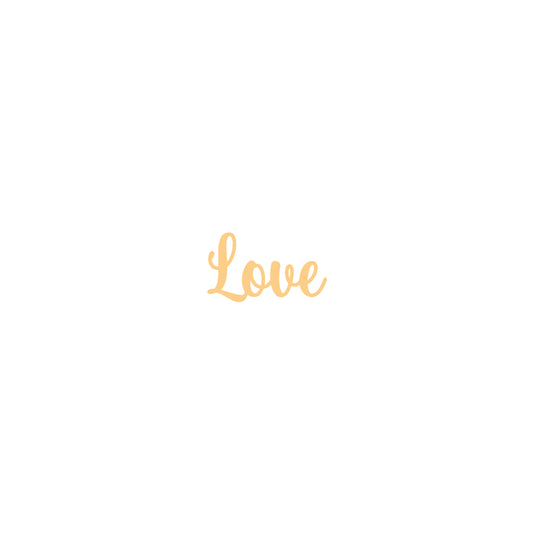 Acrylic Love Cutout  (ACAR61)