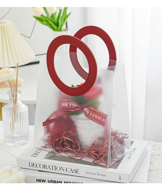 HDV NON CLEAR BAG (10*11*6) MAROON