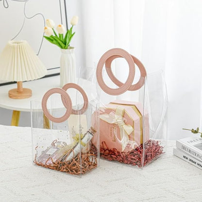 HDV NON CLEAR BAG (10*11*6) PINK