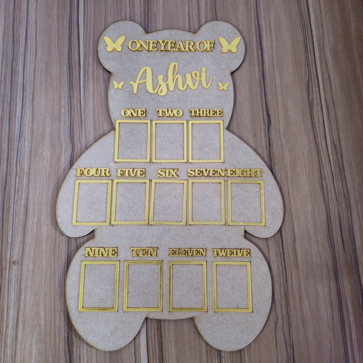 Custom Acrylic - One Year Baby Frame Anjoy Company