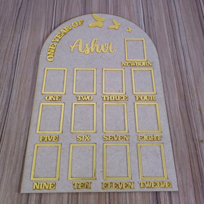 Custom Acrylic - One Year Baby Frame Anjoy Company