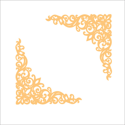 Acrylic Corners set of 2 -A (ACAR63)