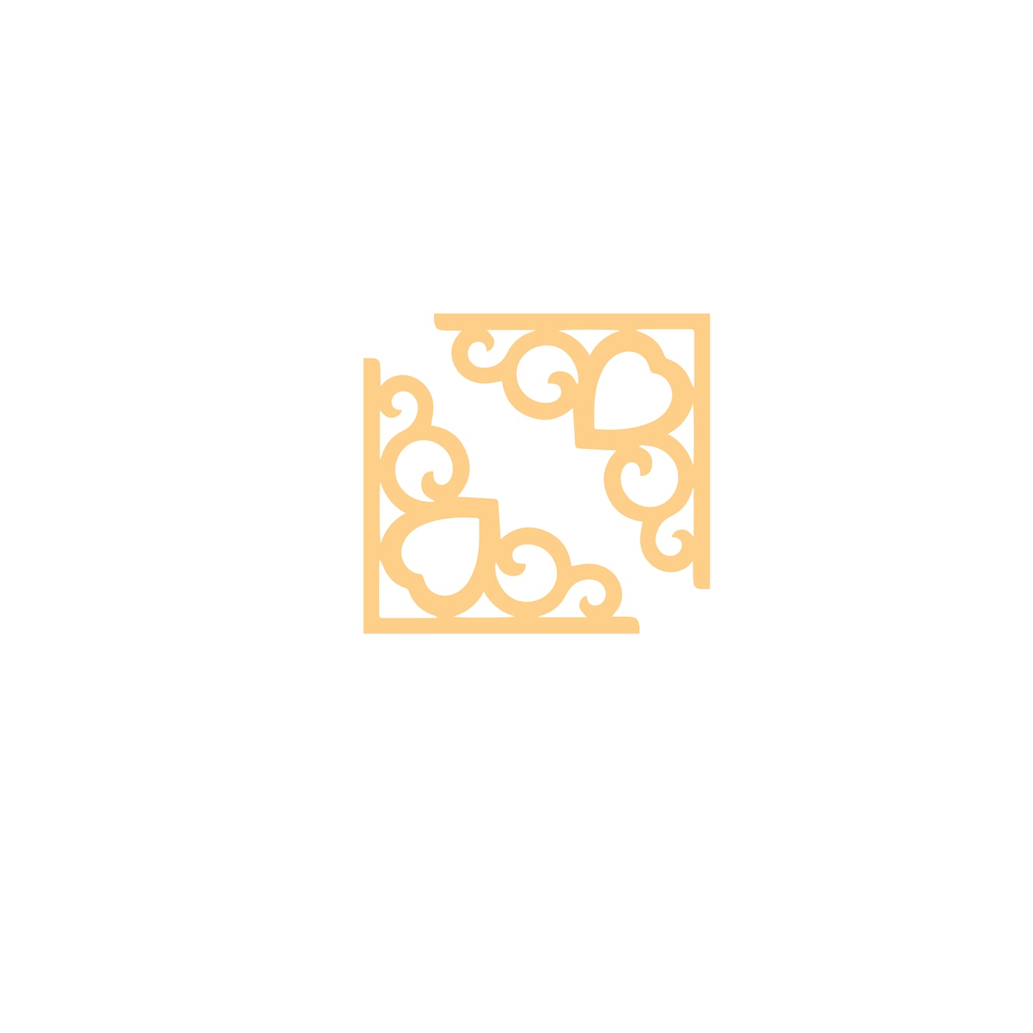 Acrylic Corners set of 2 -D (ACAR66)