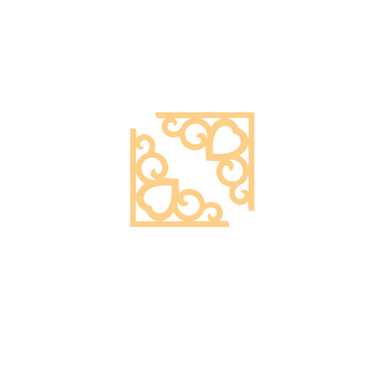 Acrylic Corners set of 2 -D (ACAR66)