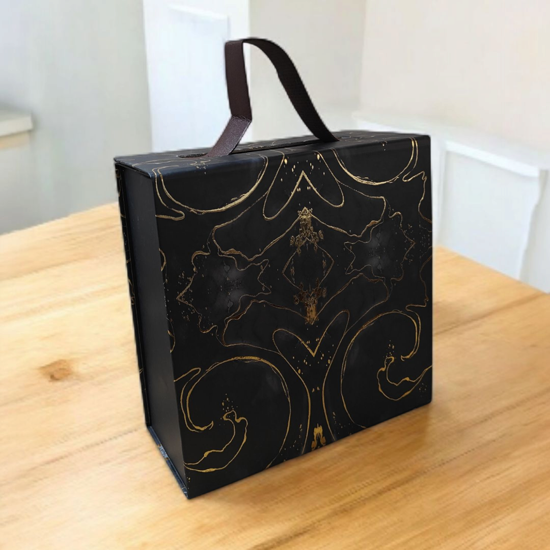 Foldable Leather Packaging Boxes (8*10*4)