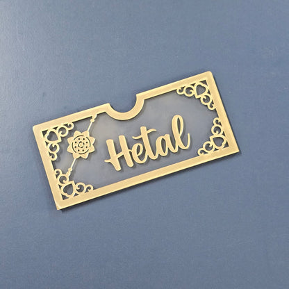 Customised Rakhi with Name Anjoy Company
