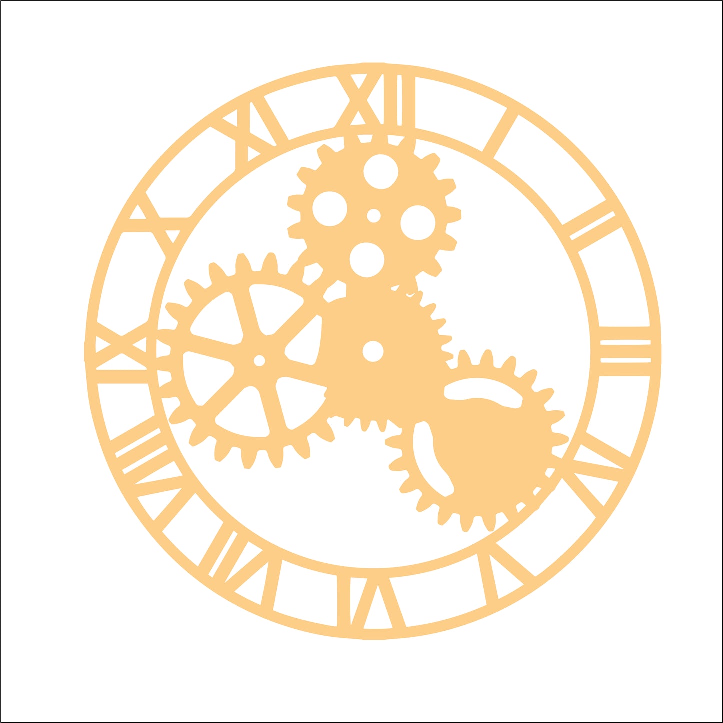 Acrylic Clock Ring -ACAR09