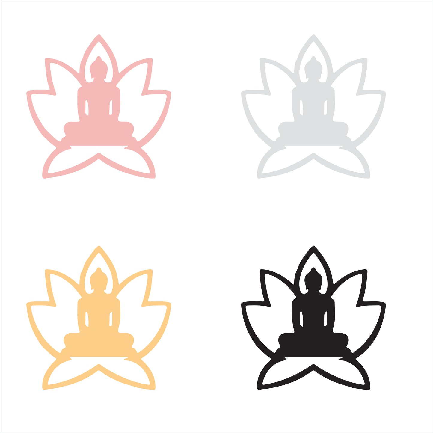 Acrylic Lotus Mahaveer Swami (ACAR26)