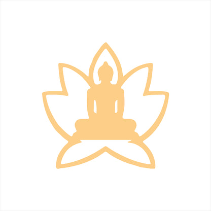Acrylic Lotus Mahaveer Swami (ACAR26)