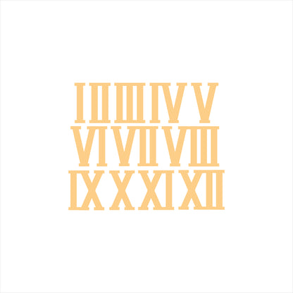Acrylic Roman Numbers (ACAR68)
