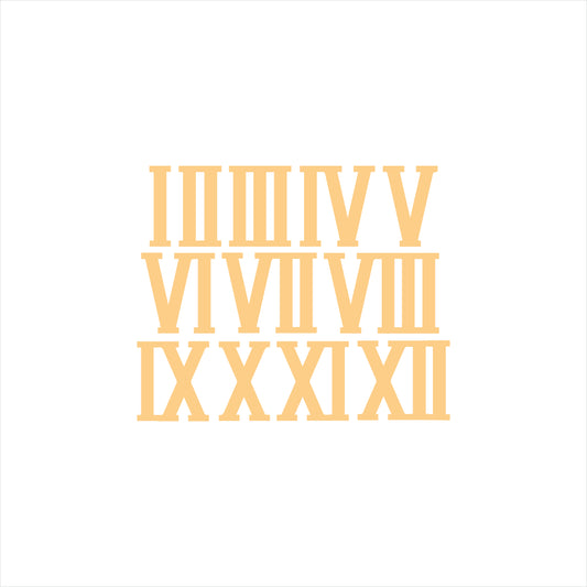 Acrylic Roman Numbers (ACAR68)